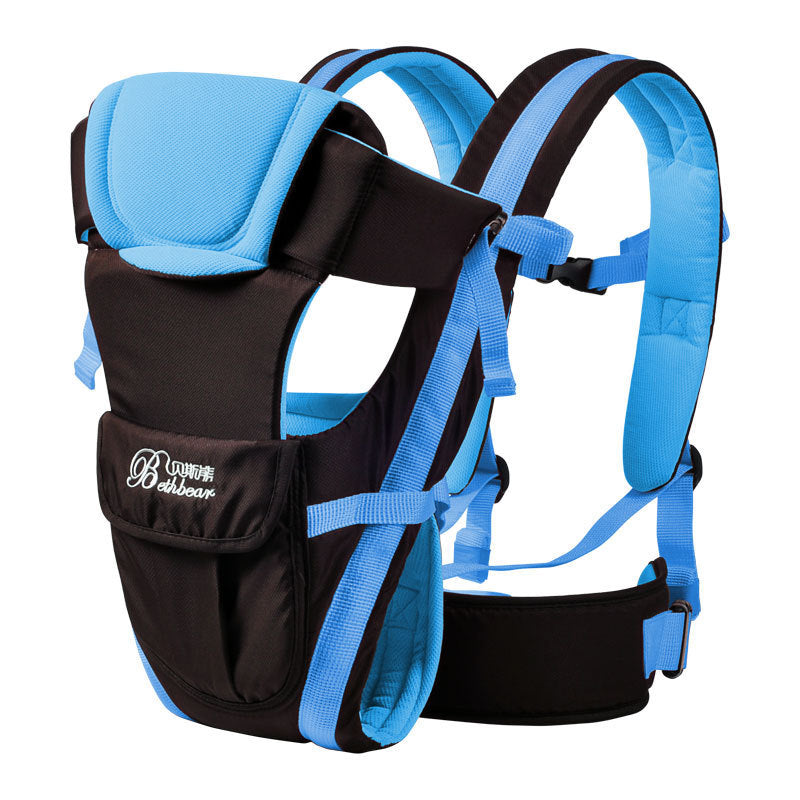 Baby Carrier Distributing Weight Evenly on Hips and Shoulders