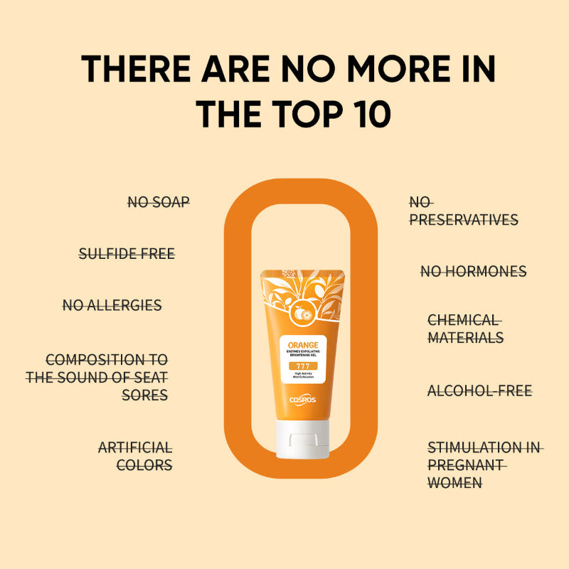 Premium vitamin C brightening facial exfoliant for natural glowing skin